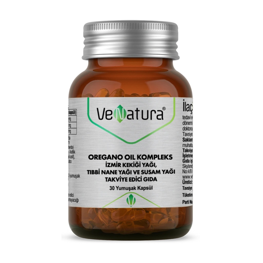 Venatura Oregano Oil Kompleks İzmir Kekiği Yağı 30 Kapsül