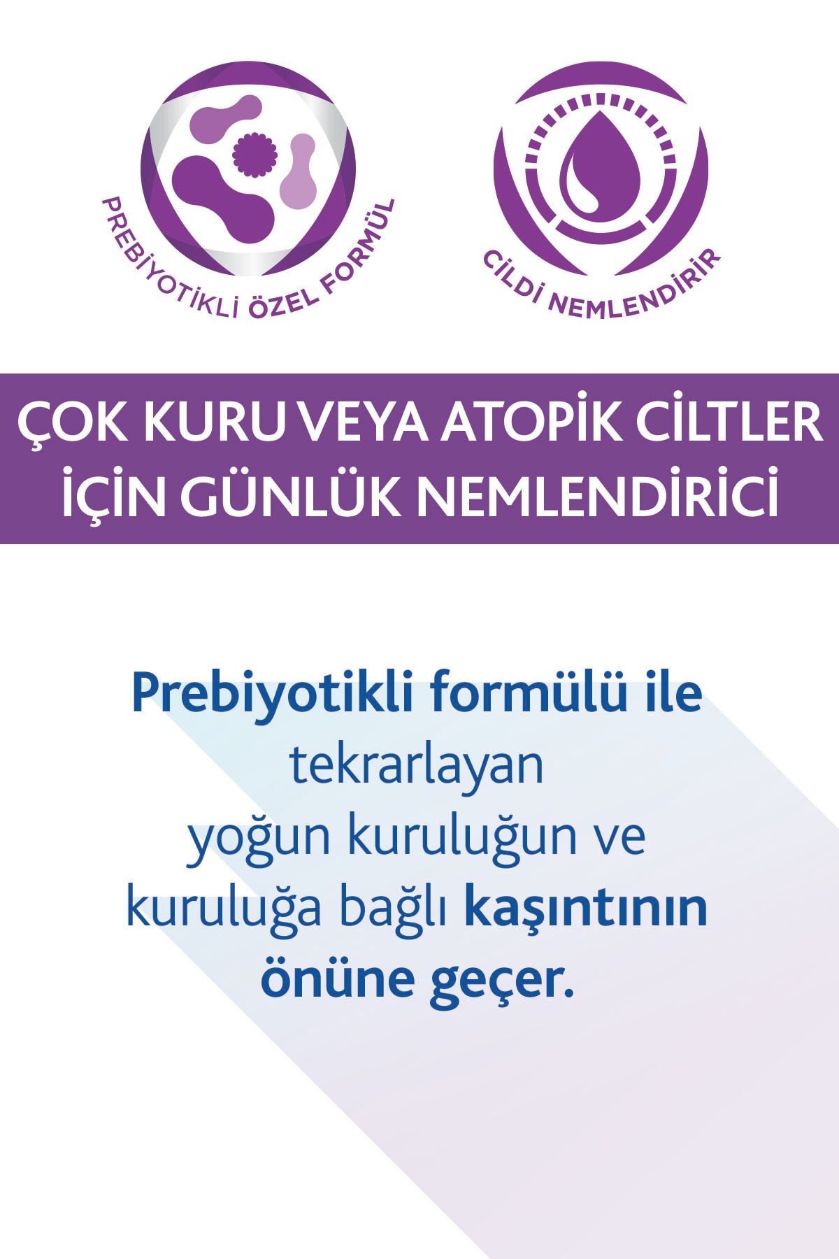 Bepanthol Sensidaily Pompalı Vücut Kremi 400 ml l Çok Kuru veya Atopik Ciltler İçin Prebiyotikli Özel Formül