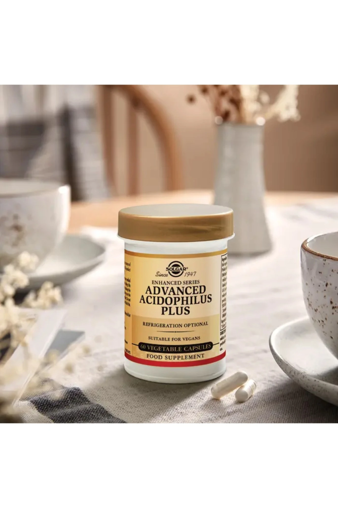 Solgar Advanced Acidophilus Plus 60 Kapsül