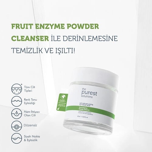 The Purest Solutions Azelaik Asit Ve Malik Asit Enzim Toz Temizleyici 55 Gr