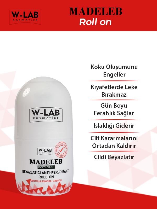 W-Lab Kozmetik Madeleb Roll On 50 ml