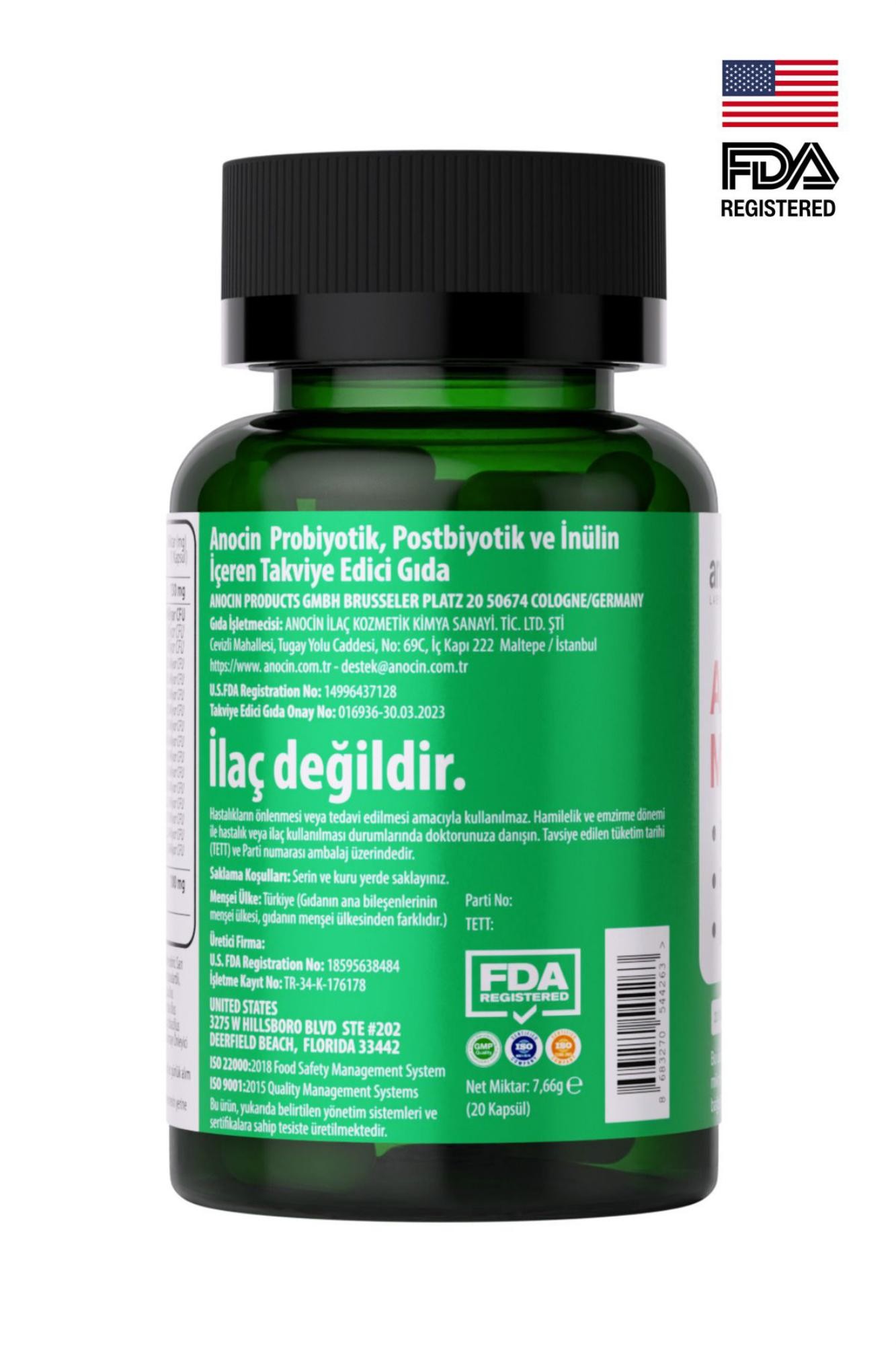 Anocin Akkermansia Muciniphila Probiyotik