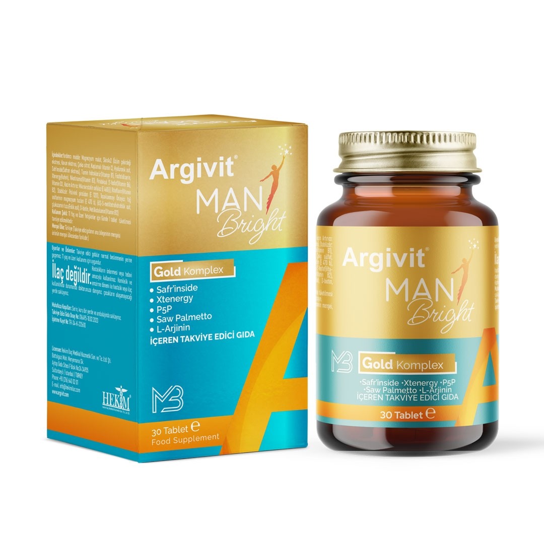 Argivit Man Bright Gold Kompleks 30 Tablet