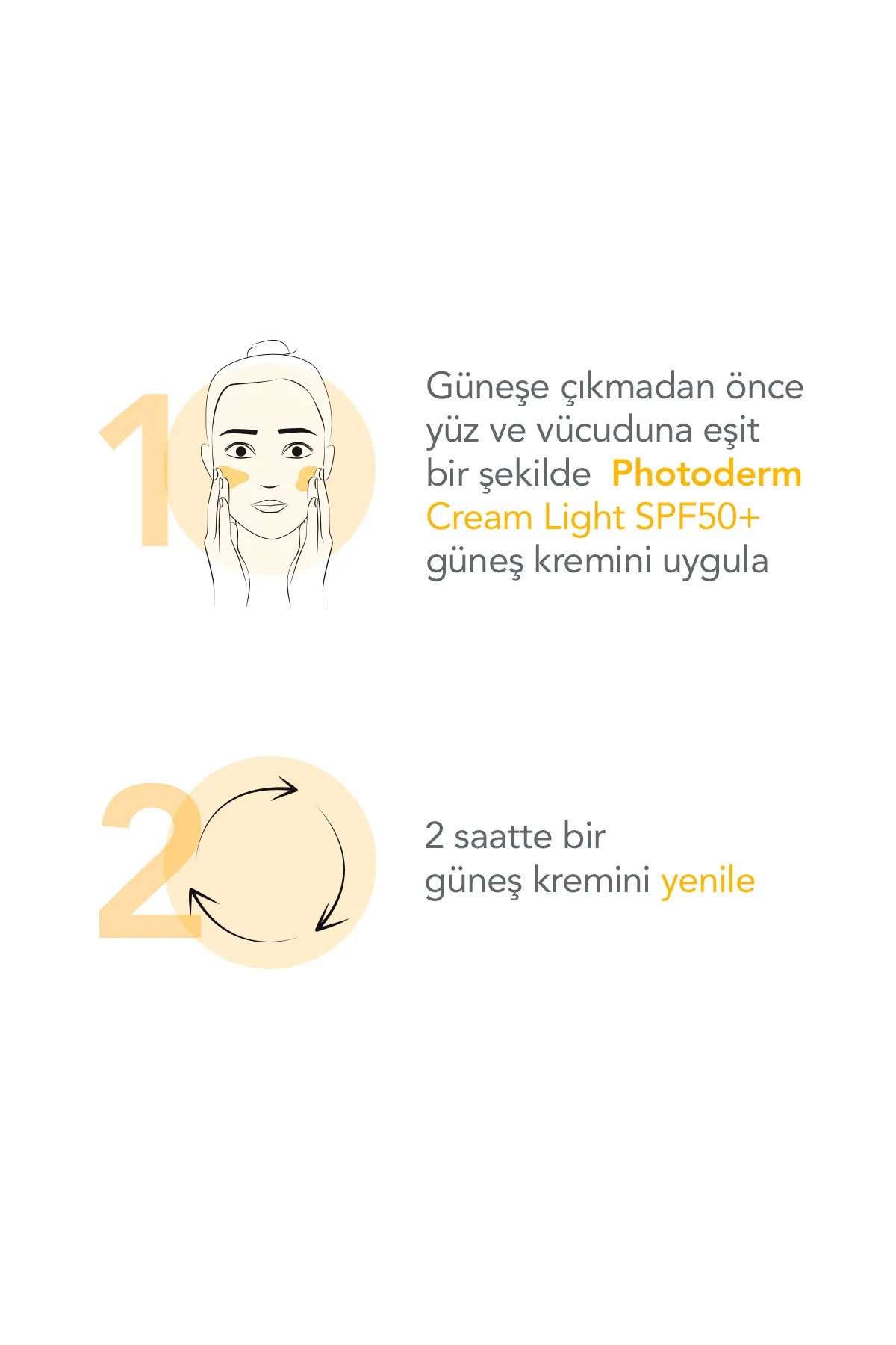 Bioderma Photoderm Cream Light Spf50 Kuru Ciltler Için Yüksek Korumalı Renkli Güneş Kremi 40 ml