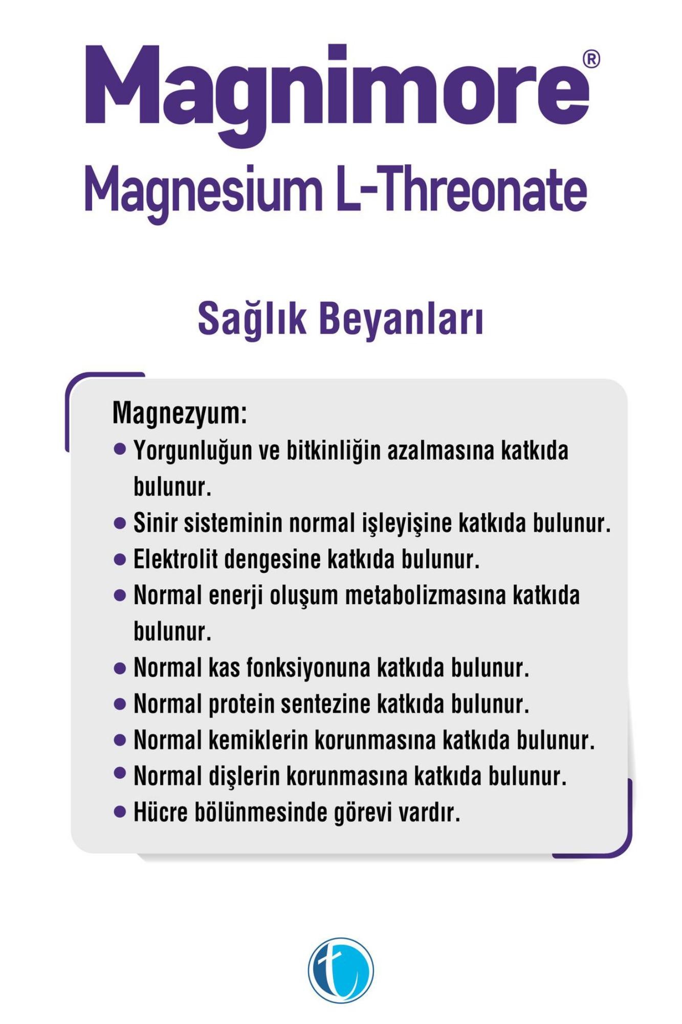 Magnimore Magnesium L-Threonate 90 Kapsül