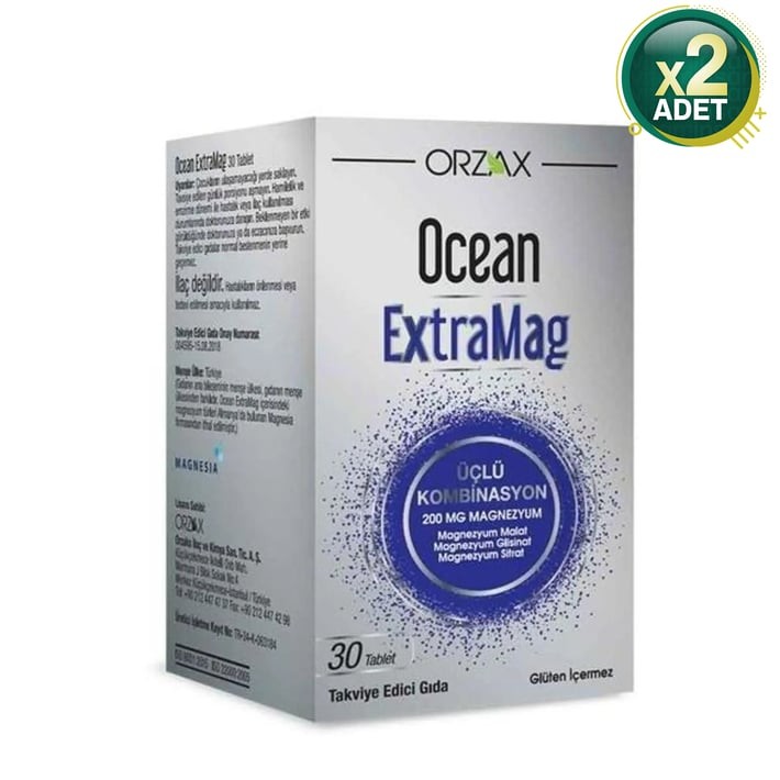 Ocean Extramag 30 Tablet 2 Adet