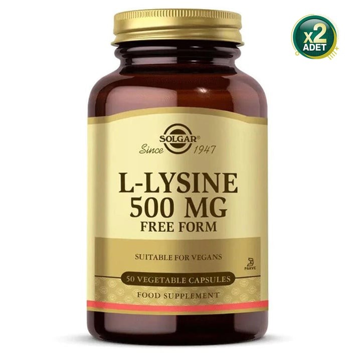Solgar L-lysine 500 Mg 50 Kapsül 2 Adet