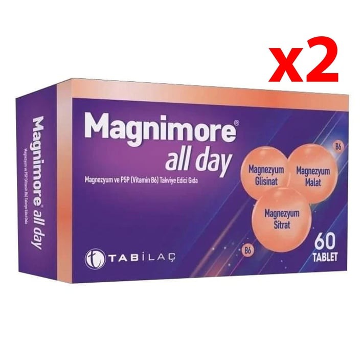 Magnimore All Day 60 Tablet 2 Adet