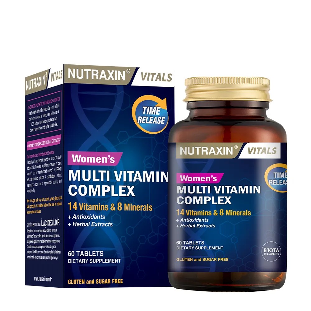 Nutraxin Womens Multivitamin Mineral Complex 60 Tablet
