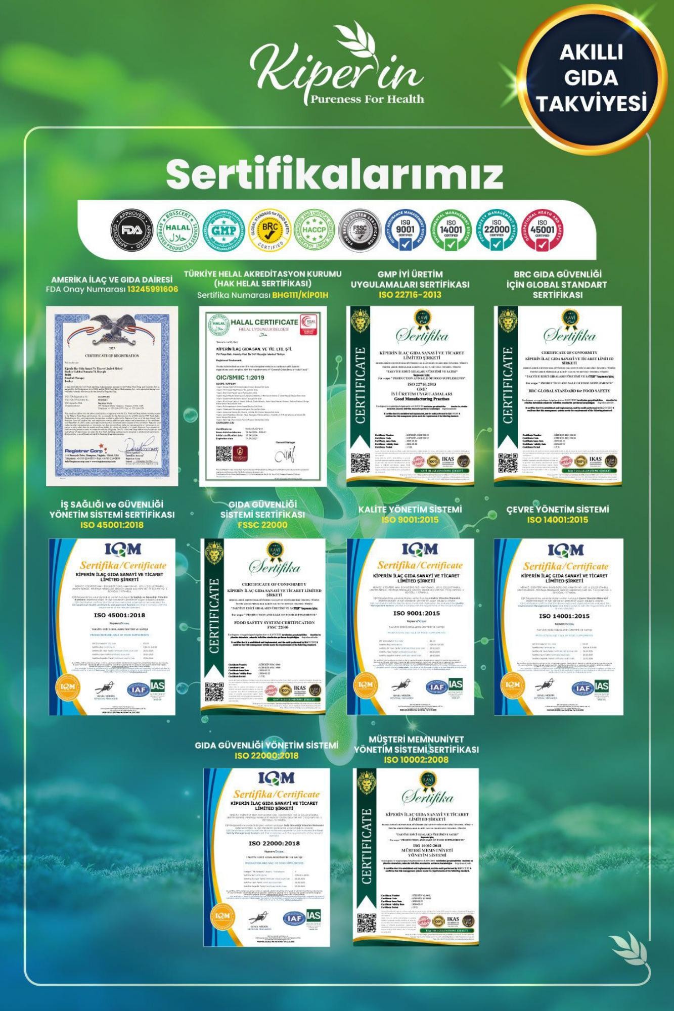 Kiperin Postbiyotik 21 Kapsül