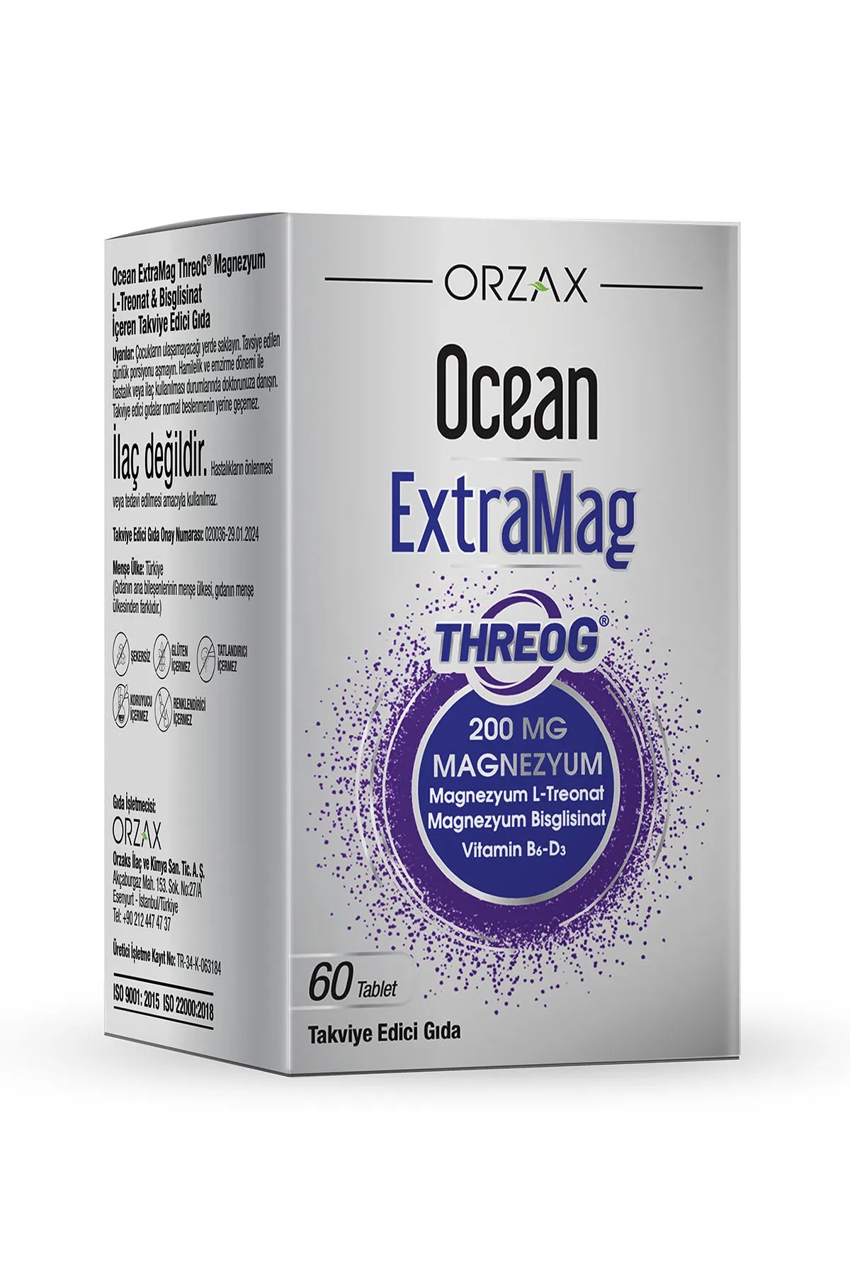 Ocean Extramag Threog Takviye Edici Gıda 60 Tablet