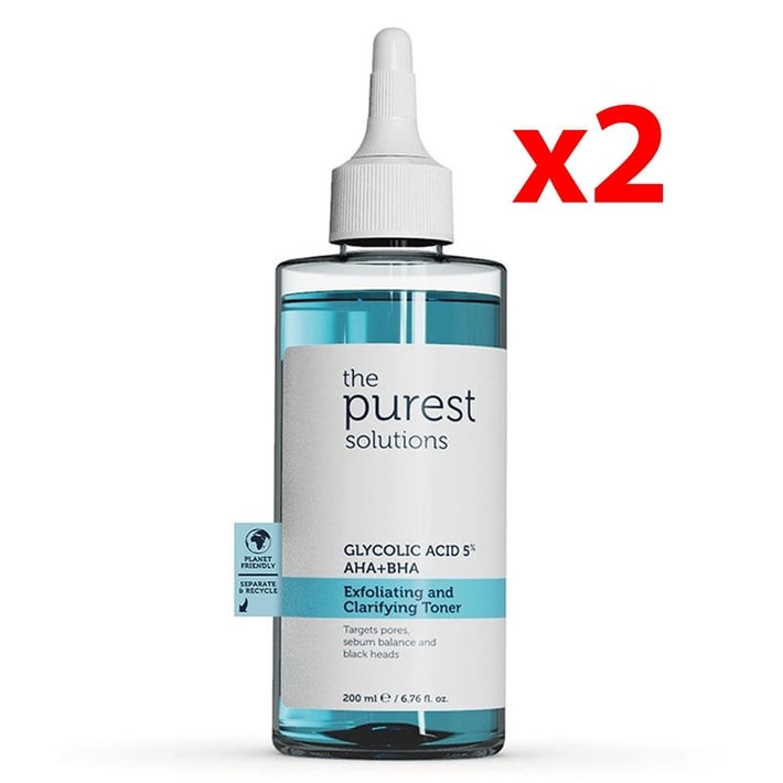 The Purest Solutions Canlandırıcı Ve Gözenek Sıkılaştırıcı Glikolik Asit Mavi Tonik 200 Ml 2 Adet