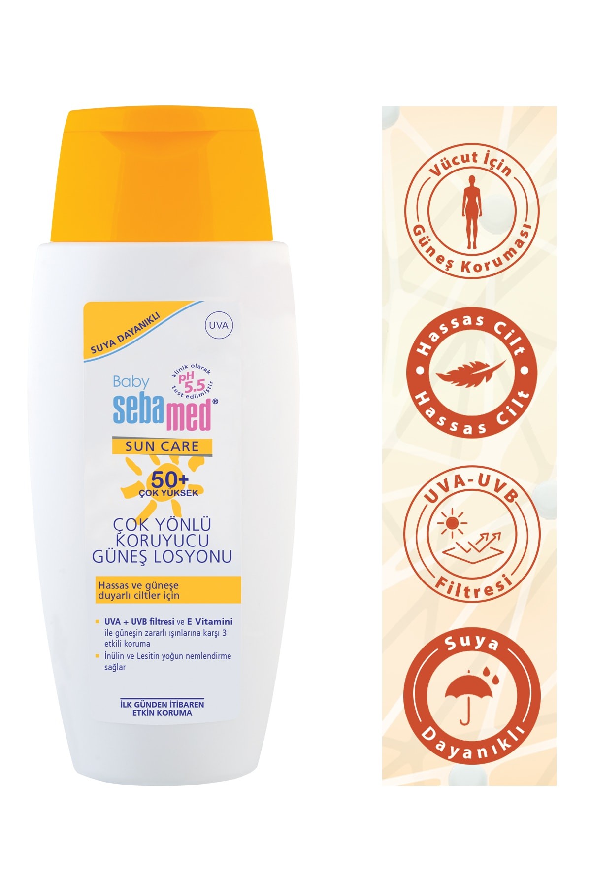 Sebamed Sun Bebe 50+ Güneş Losyonu 150 ml