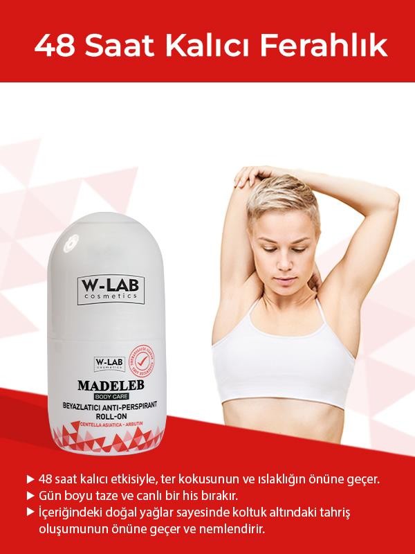 W-Lab Kozmetik Madeleb Roll On 50 ml