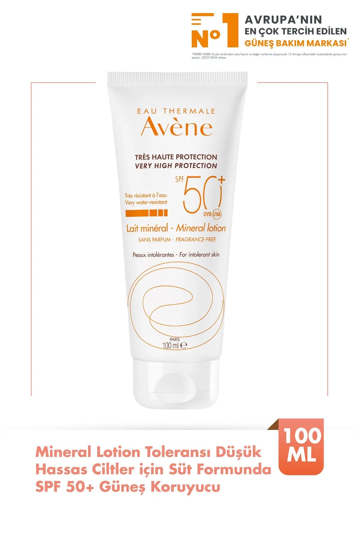 Avene SPF 50+ Mineral Süt