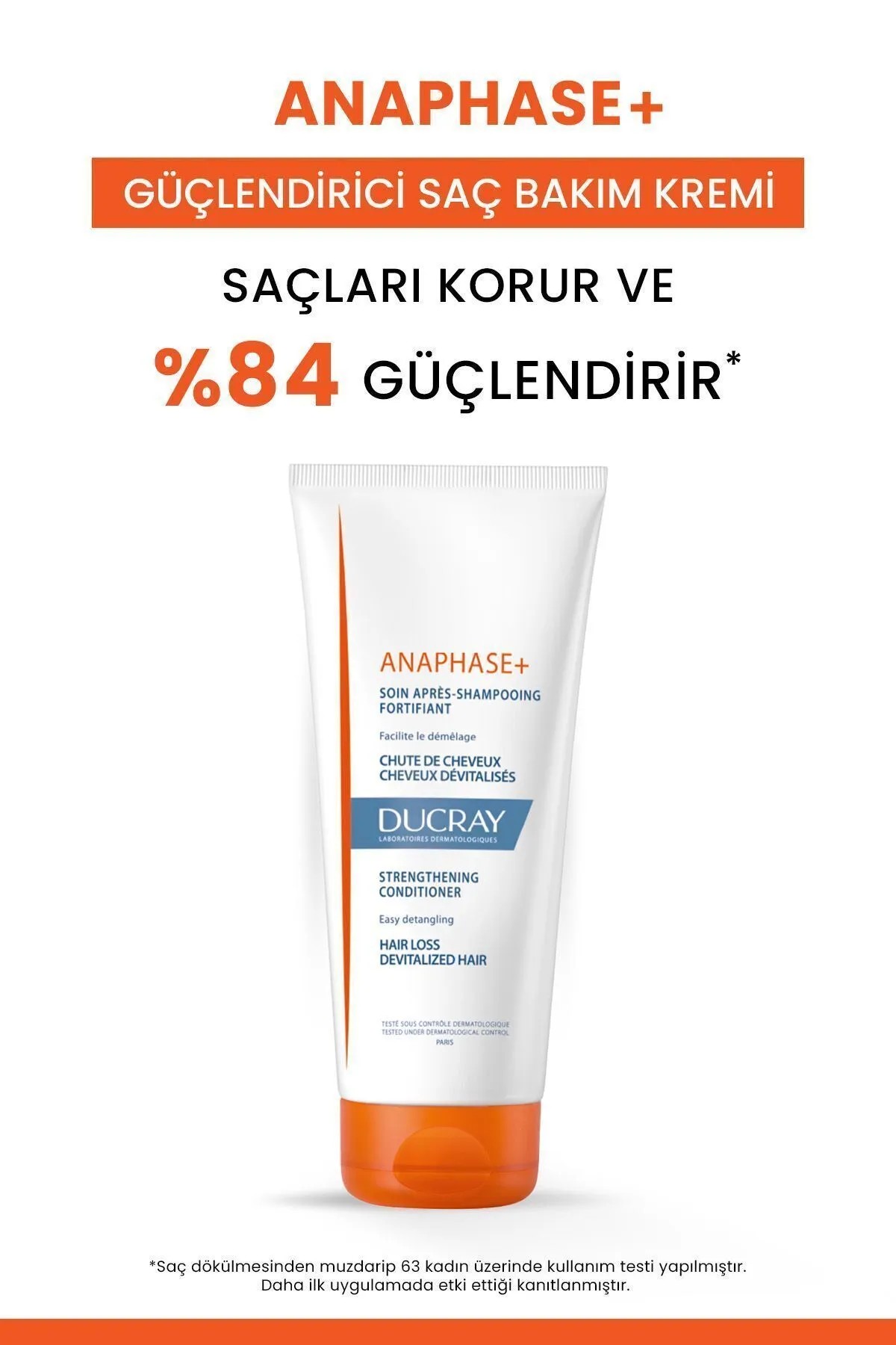 Ducray Anaphase Besleyici Ve Güçlendirici Saç Kremi 200 ml