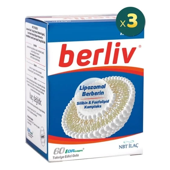 Nbt Life Berliv Lipozamal Berberin 60 Kapsül 3 Adet