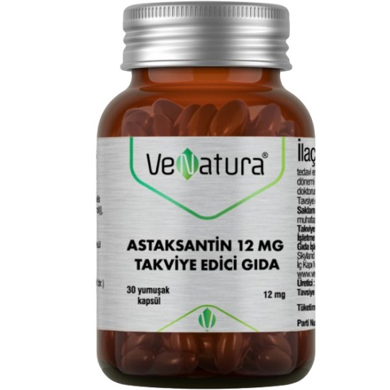 Venatura Astaksantin 12 mg 30 Kapsül