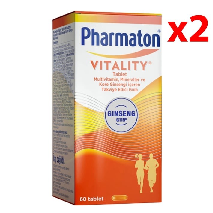 Pharmaton Vitality 60 Tablet 2 Adet