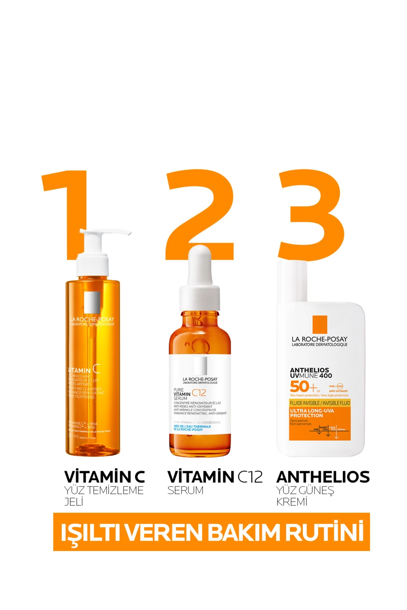 La Roche Posay C Vitamini İçerikli Işıltı Veren Yüz Temizleme Jeli 200 ml