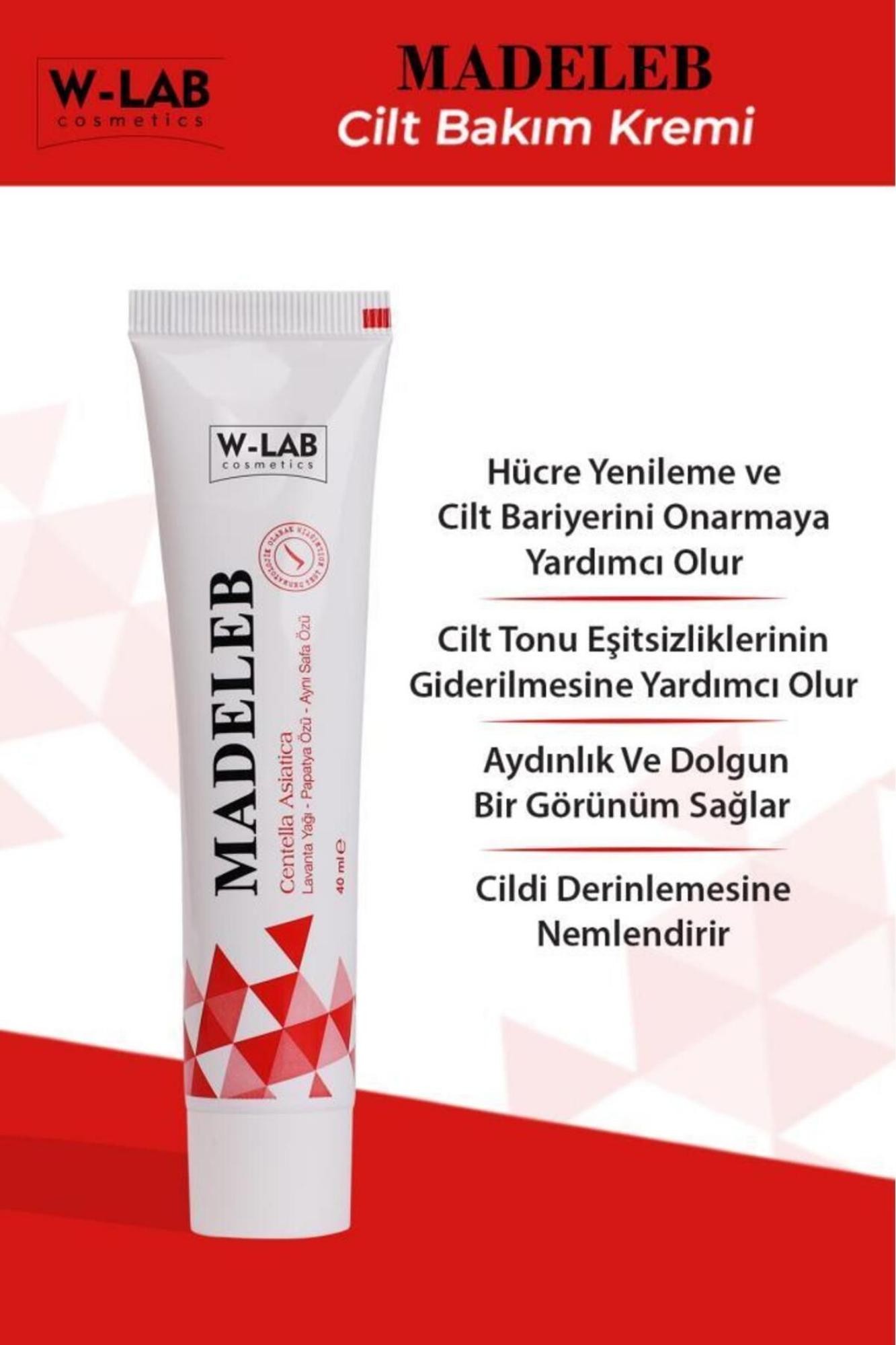 W-lab Madeleb Cilt Yenileyici Krem 40 ml