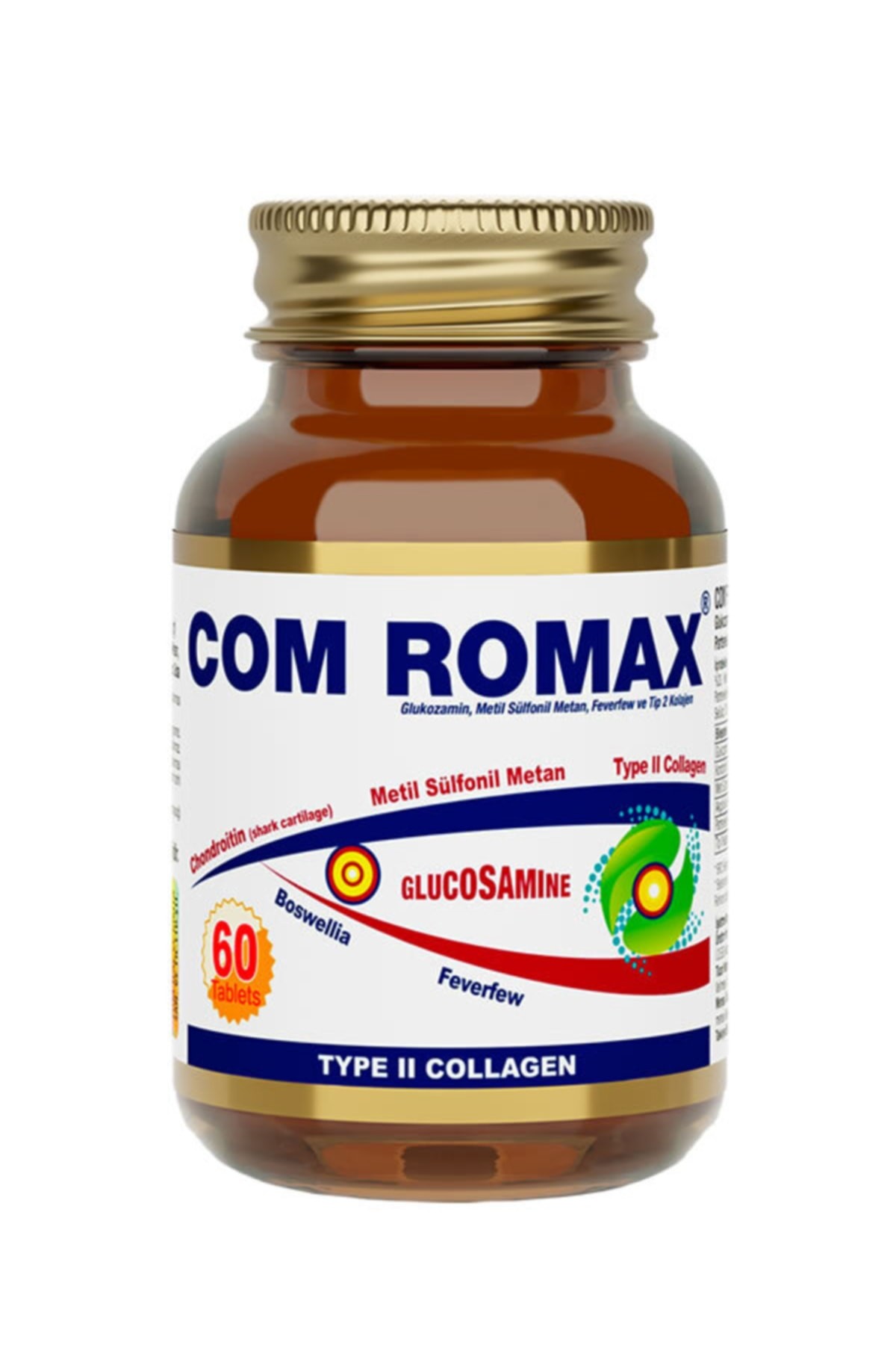 Com Romax Glucosamine Chondroitin Msm 60 Tablet