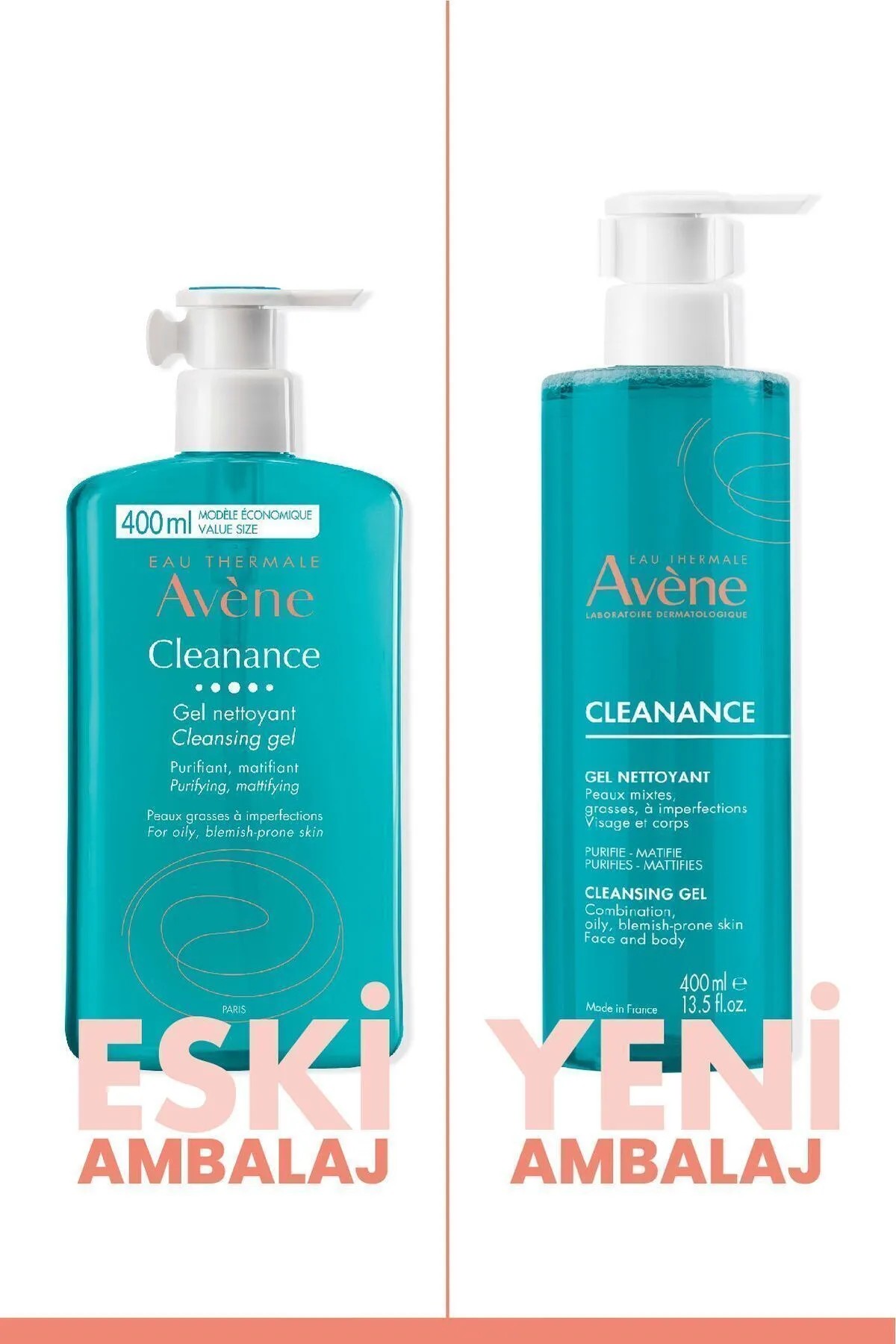 Avene Yağlı Ciltler için Temizleyici 400 ml