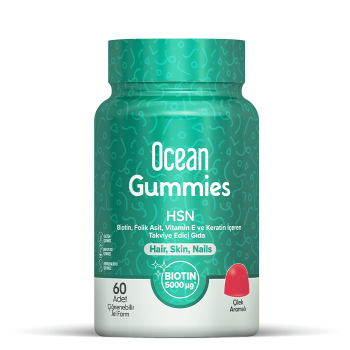 Ocean Gummies HSN 60 Adet Çiğneme Jel Form