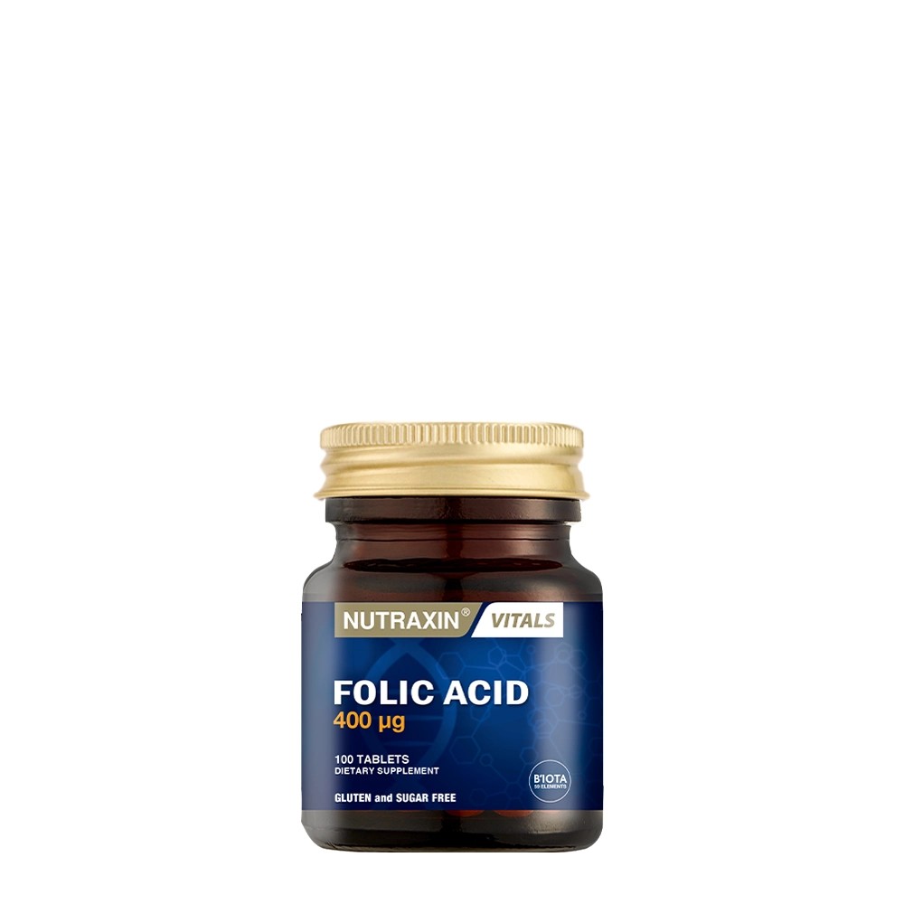 Nutraxin Folik Asit 400 Mcg 100 Tablet