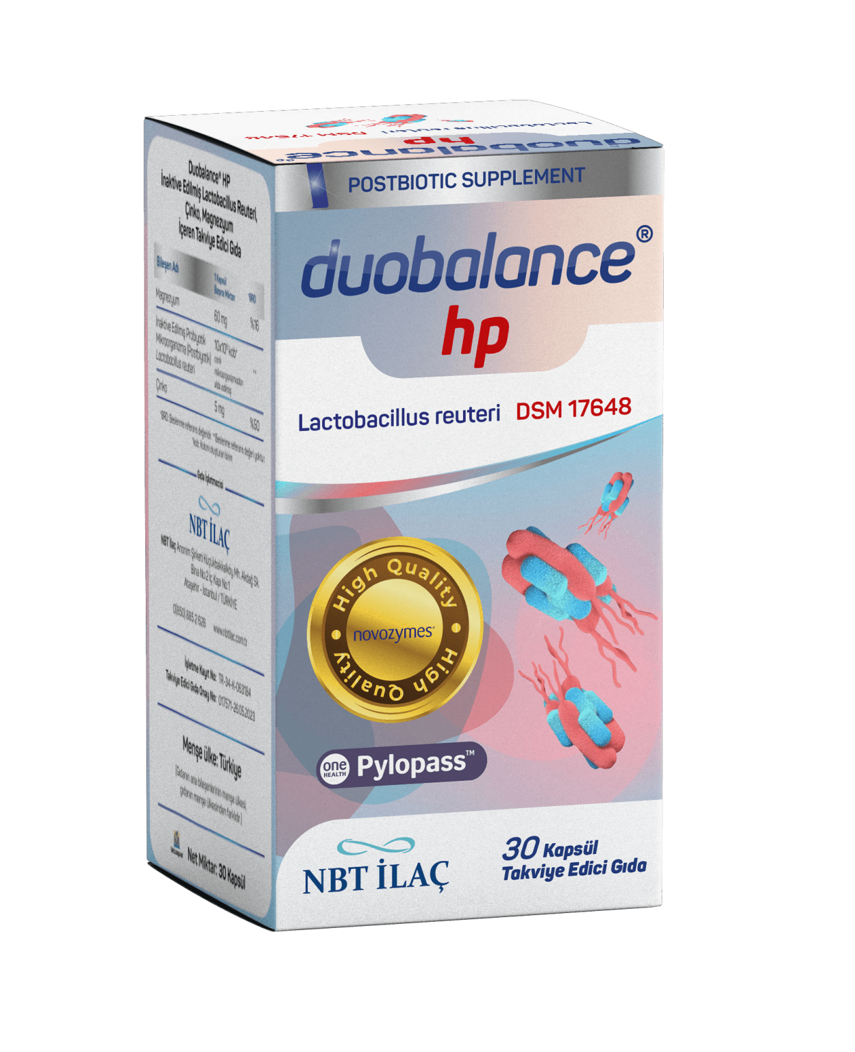 NBT Life Duobalance Hp Takviye Edici Gıda 30 Kapsül