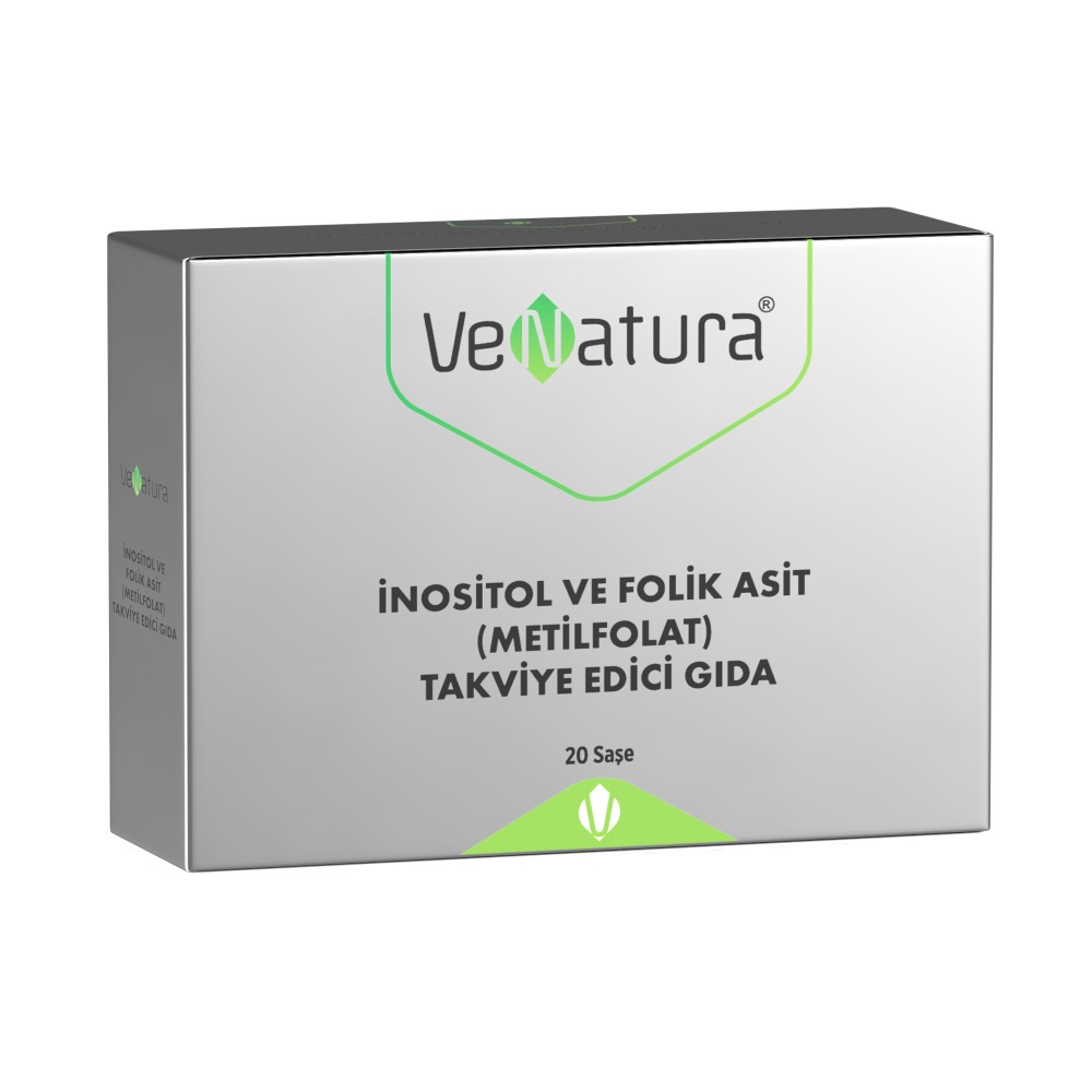 Venatura İnositol ve Folik Asit Metilfolat 20 Saşe