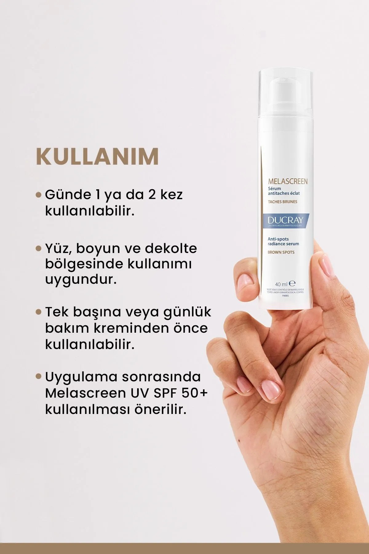 Ducray Melascreen Leke Eğilimli Ciltler İçin Aydınlatıcı Etkili Serum 40 ml