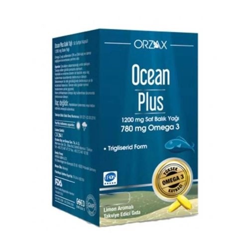 Ocean Plus 1200 mg Balık Yağı 30 Softjel Kapsül