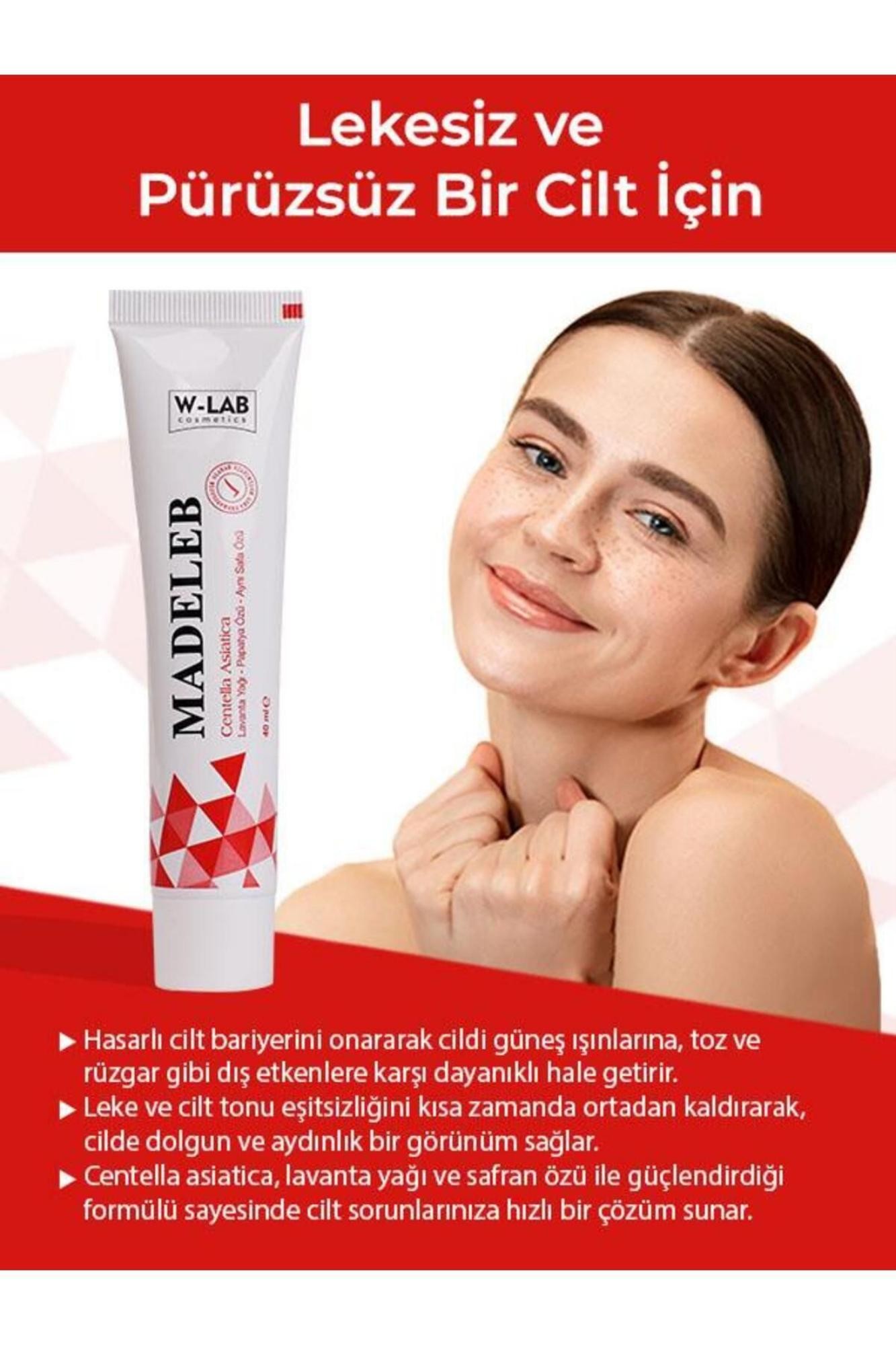 W-lab Madeleb Cilt Yenileyici Krem 40 ml