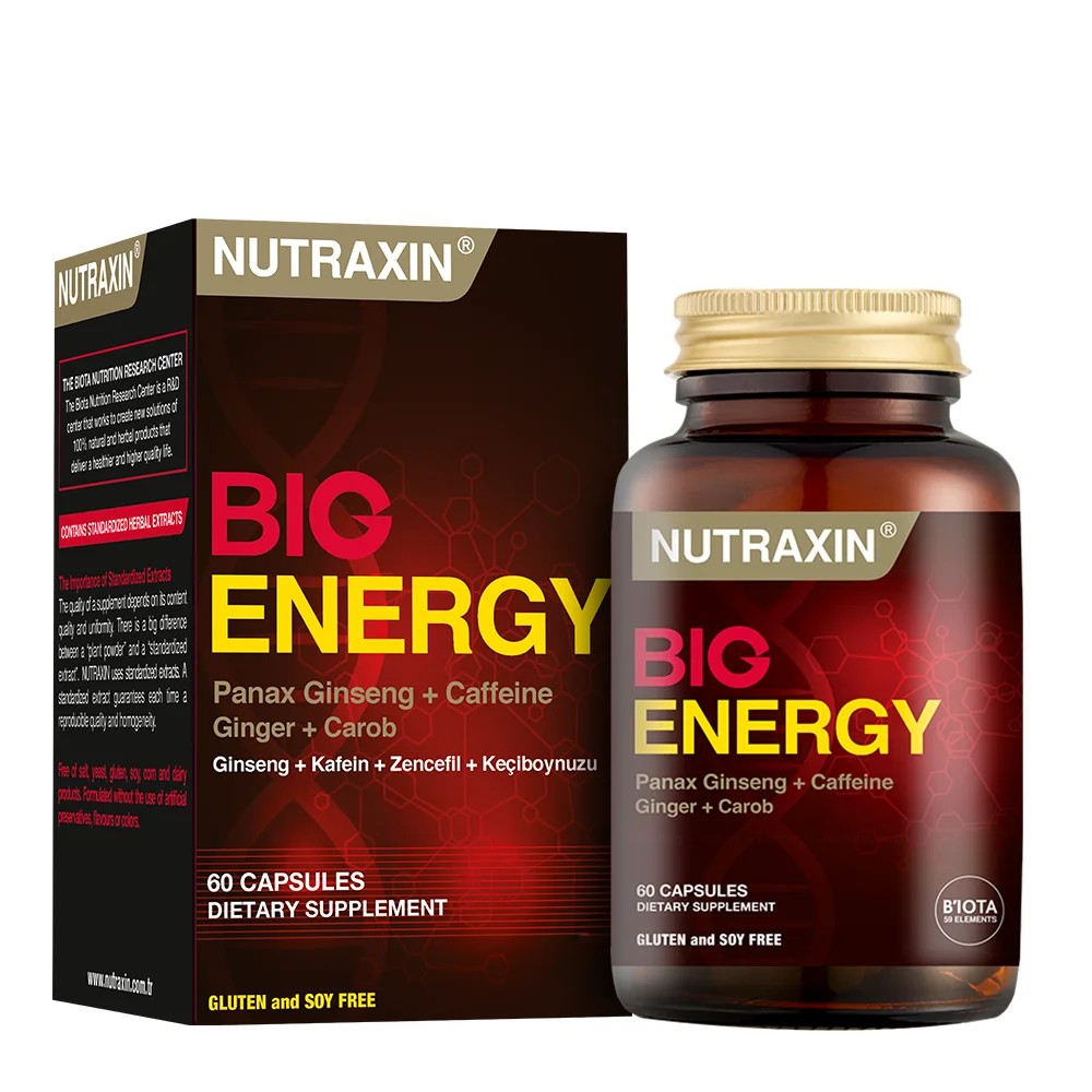 Nutraxin Big Energy 60 Kapsül