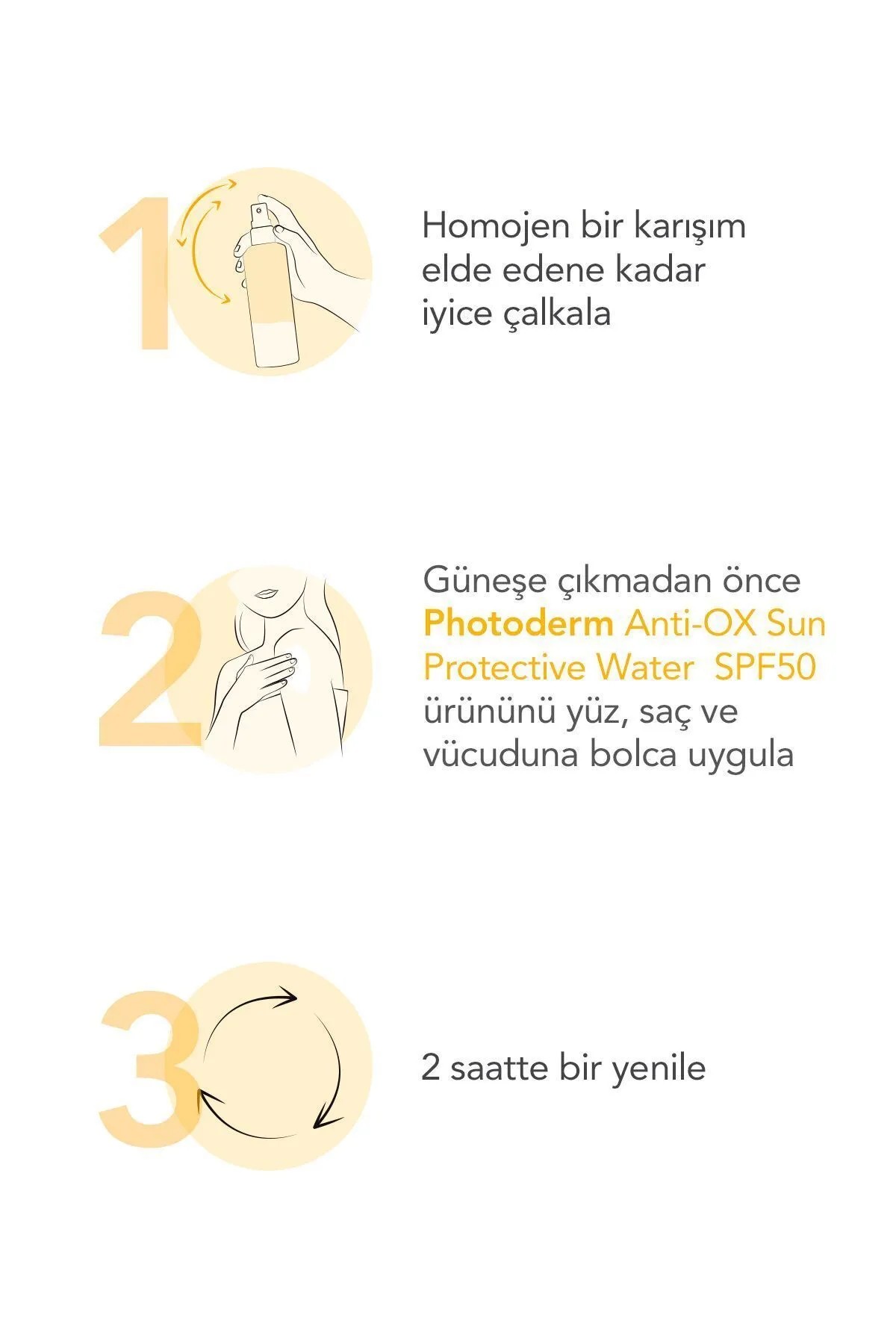 Bioderma Photoderm Anti OX Sun Protective Water SPF50 Yaşlanma Karşıtı Antioksidan Güneş Koruyucu 200 ml