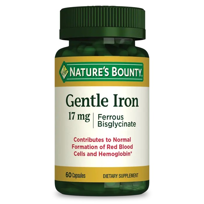 Nature's Bounty Gentle Iron 17 Mg 60 Kapsül