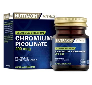 Nutraxin Chromium Picolinate 200 Mcg 90 Tablet