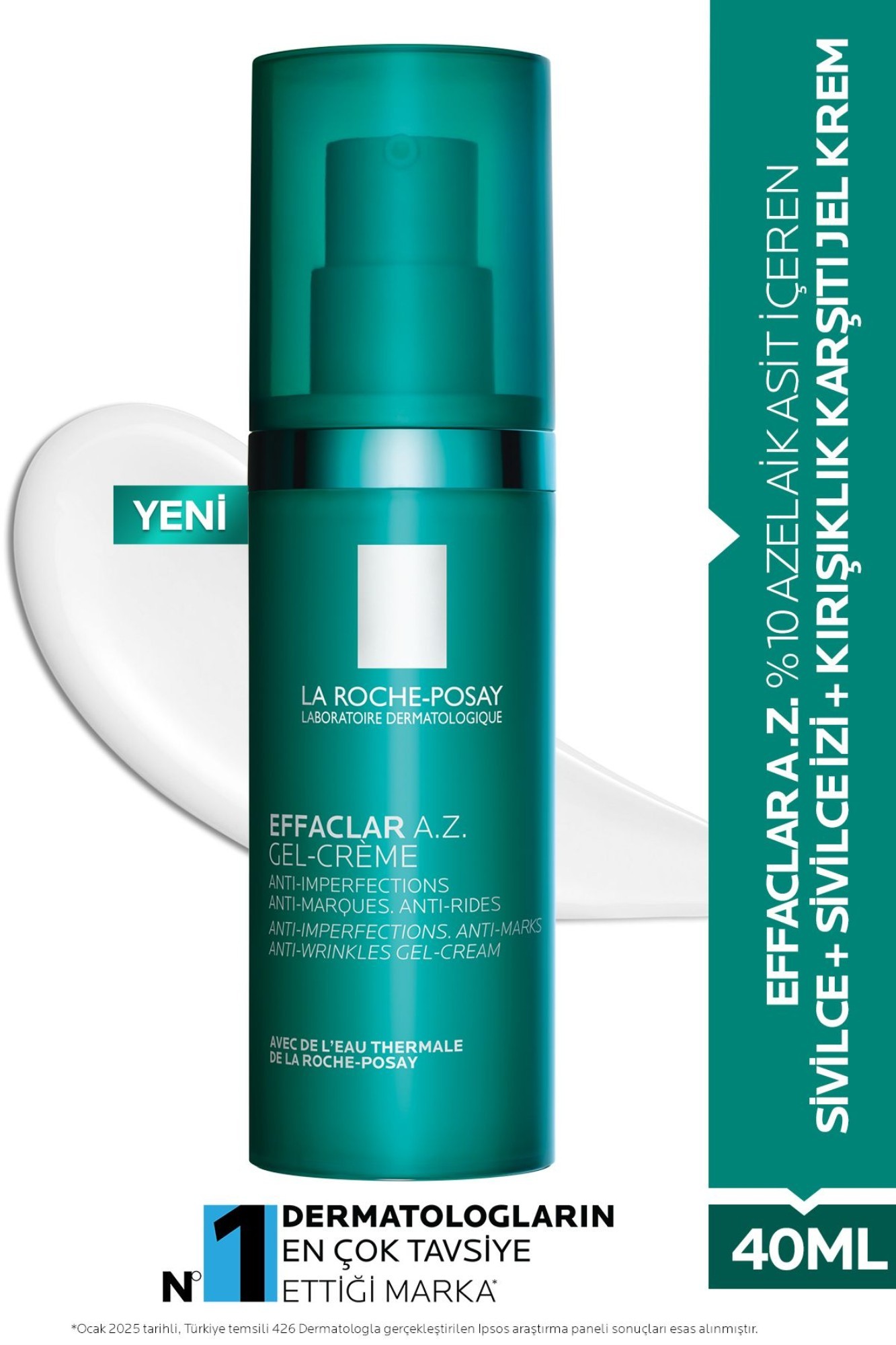 La Roche Posay Effaclar A.Z. Gel Krem 40 ml