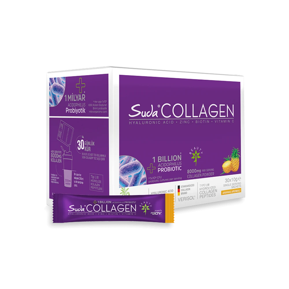 Suda Collagen Probiyotik Kolajen Ananaslı 30 X 10 gr