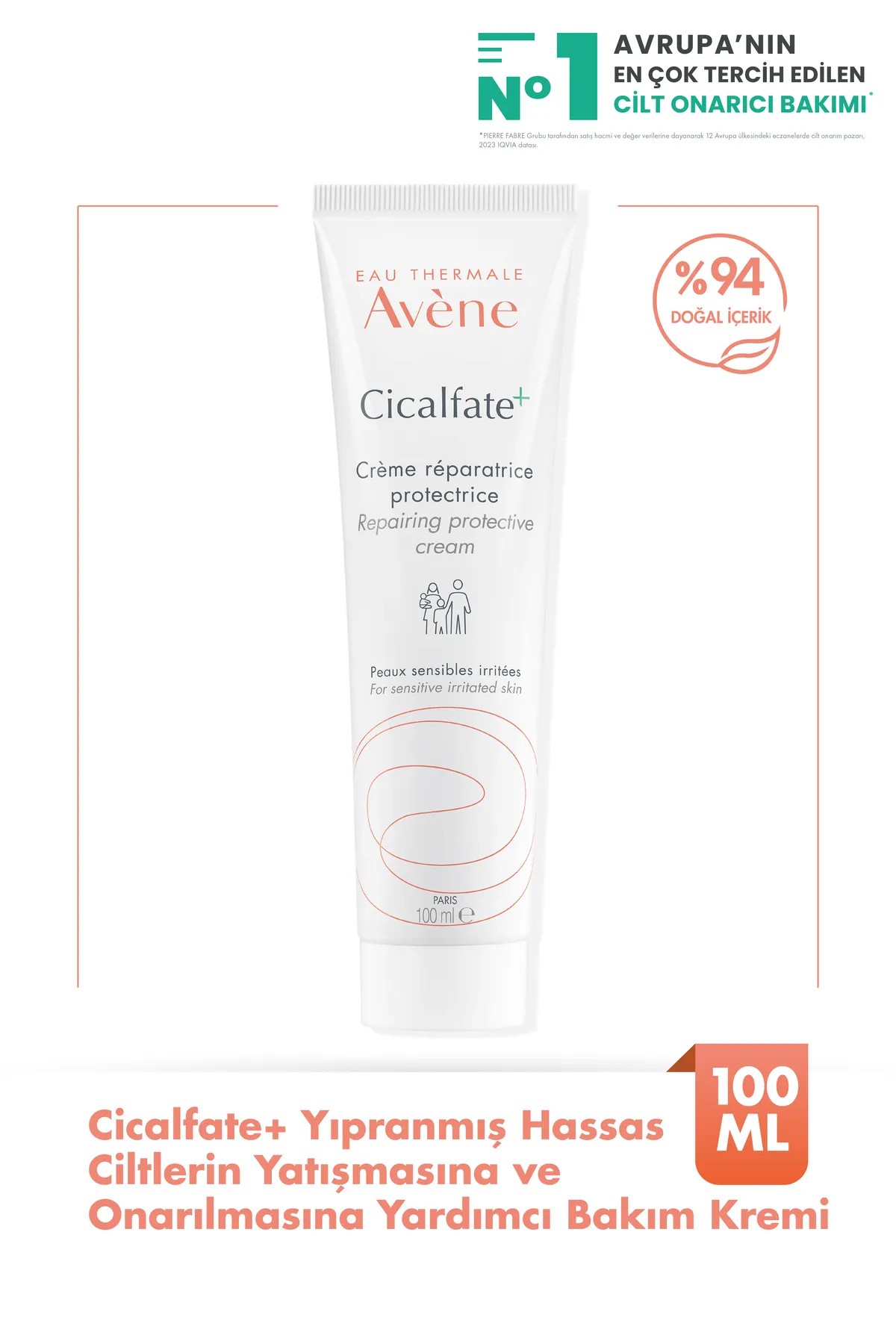 Avene Cicalfate+ Restorative Protective Cream 100ml