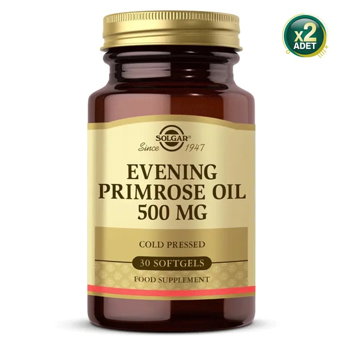 Solgar Evening Primrose Oil 500 Mg 30 Kapsül 2 Adet
