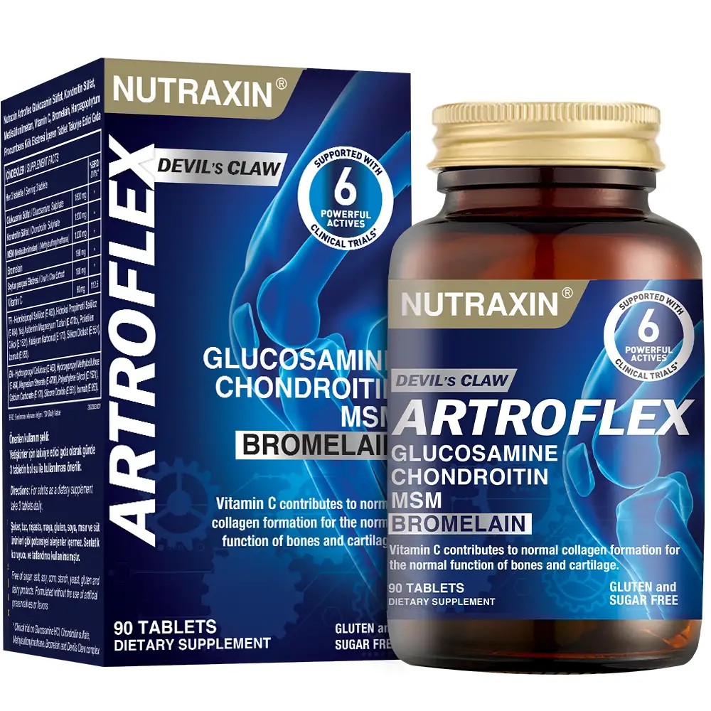 Nutraxin Artroflex Glukozamin Gıda Takviyesi 90 Tablet 