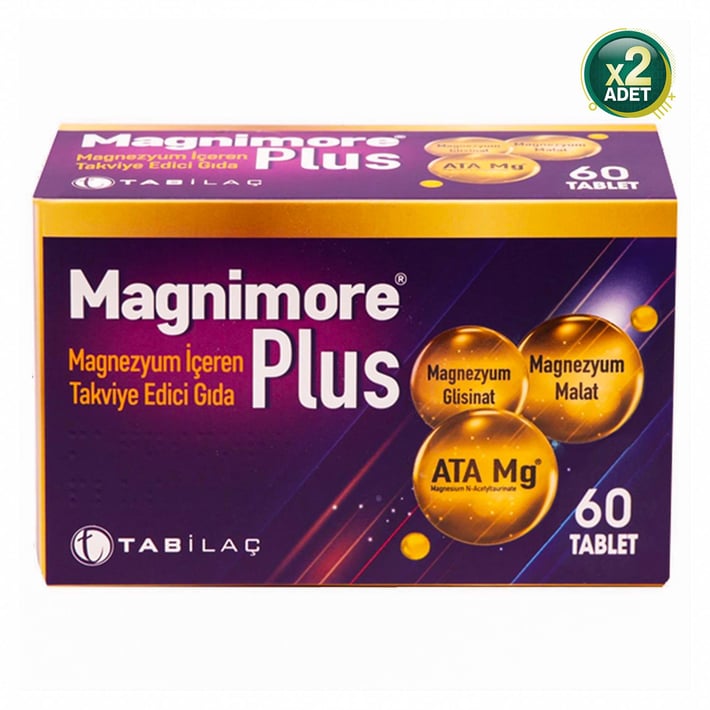Magnimore Plus 60 Tablet 2 Adet