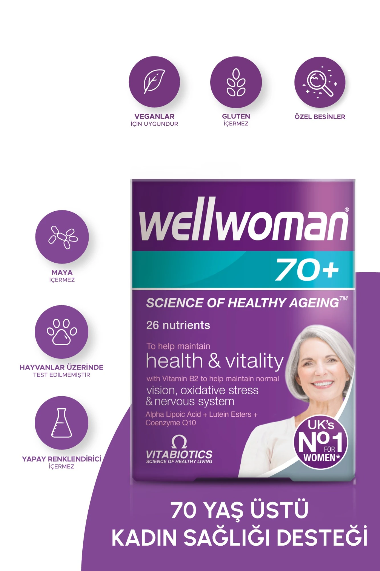Wellwoman 70 Yaş Üstü 30 Tablet
