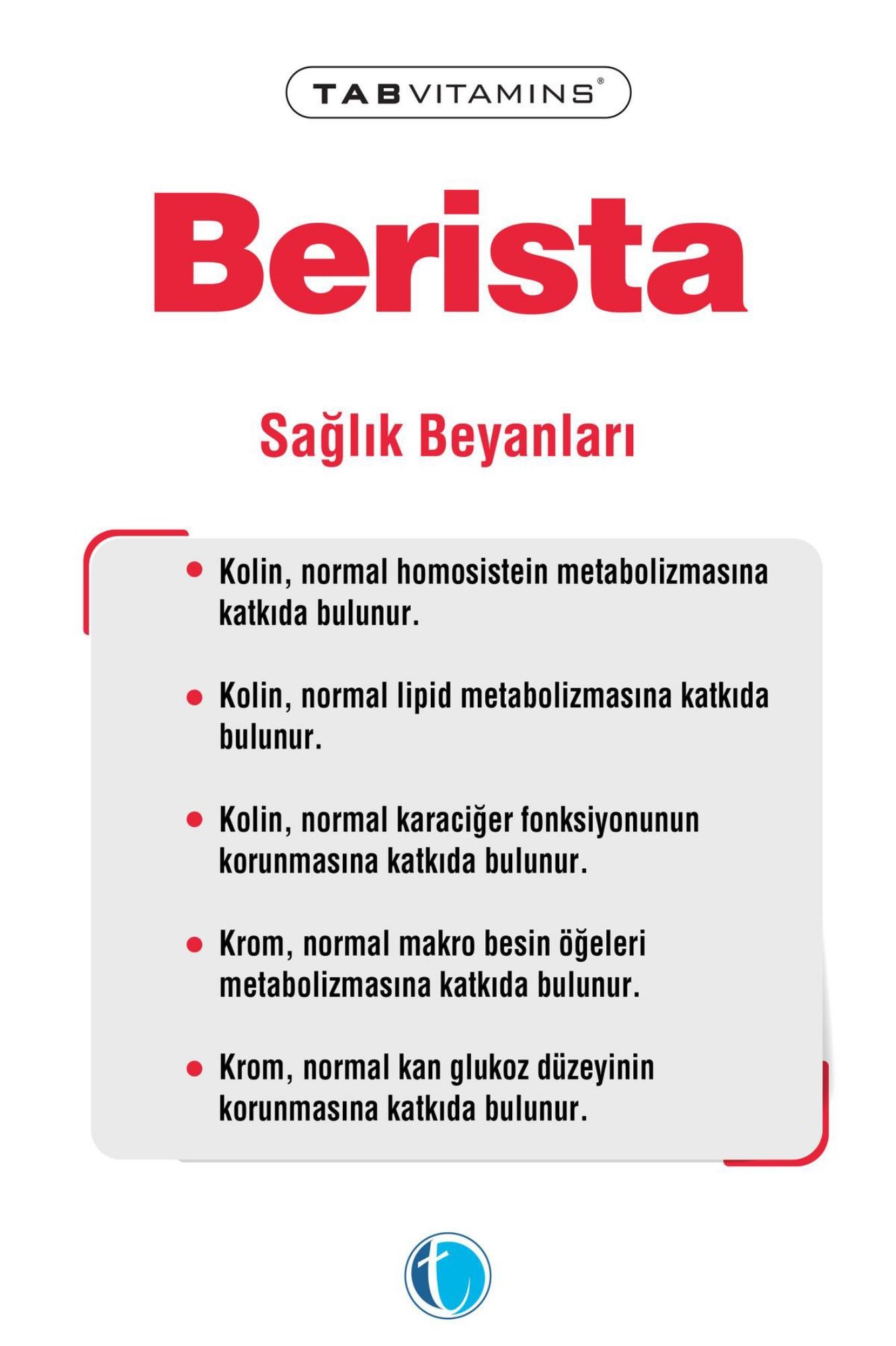 Tabvitamins Berista 60 Tablet