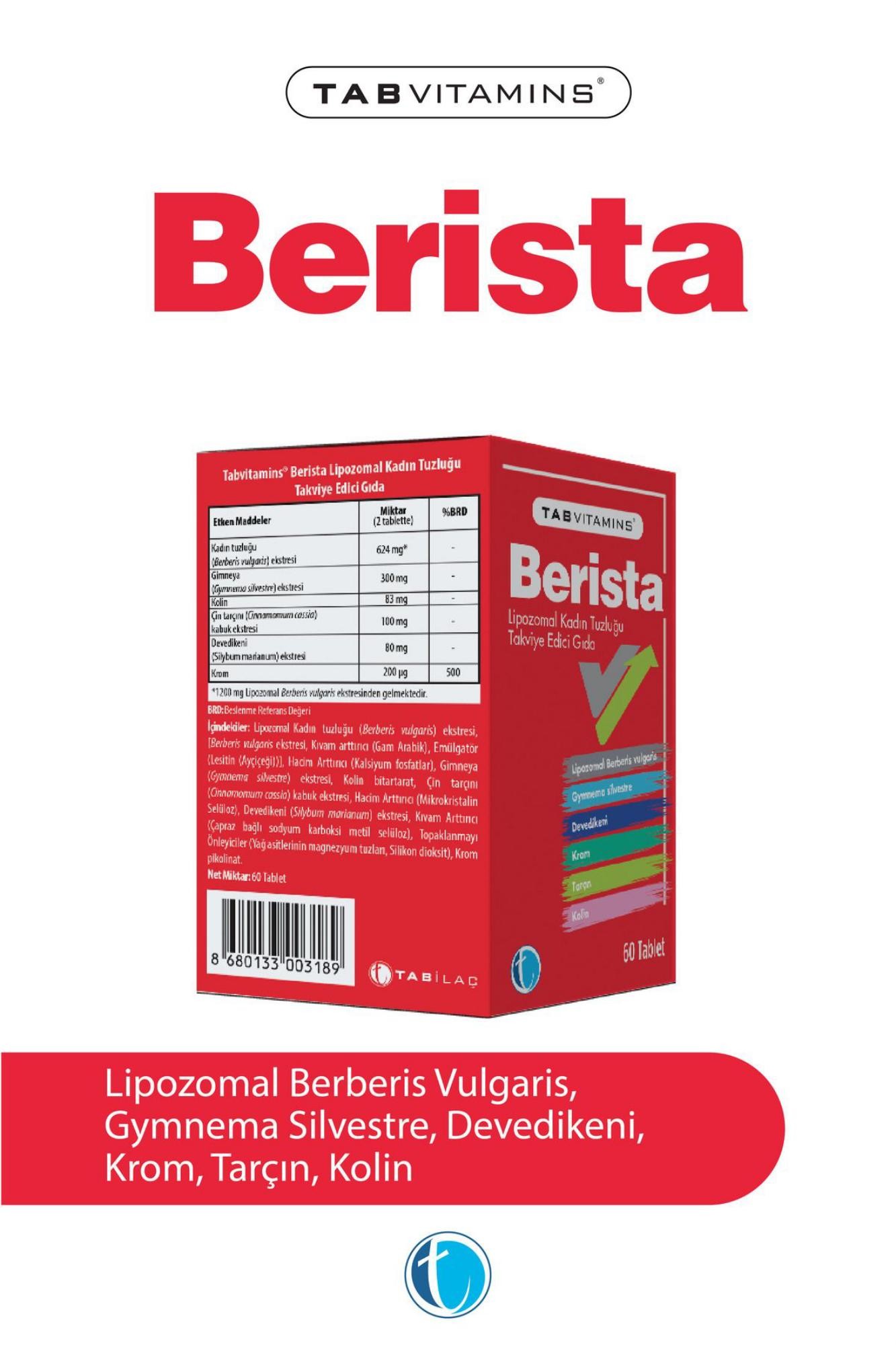 Tabvitamins Berista 60 Tablet