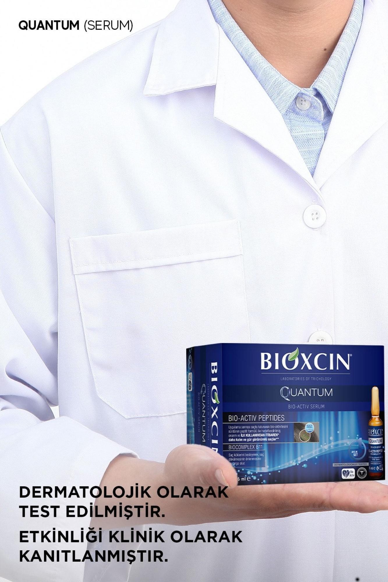 Bioxcin Quantum Ekstra Hacim & Bakım Serumu 15x6 Ml - Ince Telli Dökülen Saçlar Için