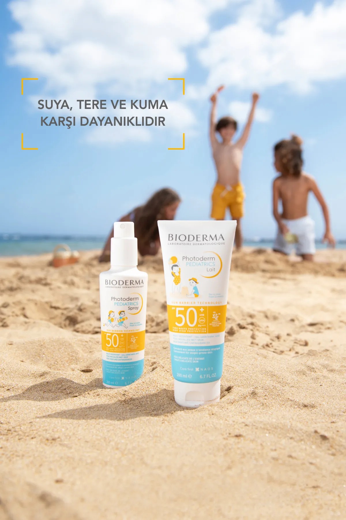 Bioderma Photoderm Pediatrics Spray SPF50+ Bebek, Çocuk Güneş Kremi Çok Yüksek Koruma Sprey Formda 200 ml