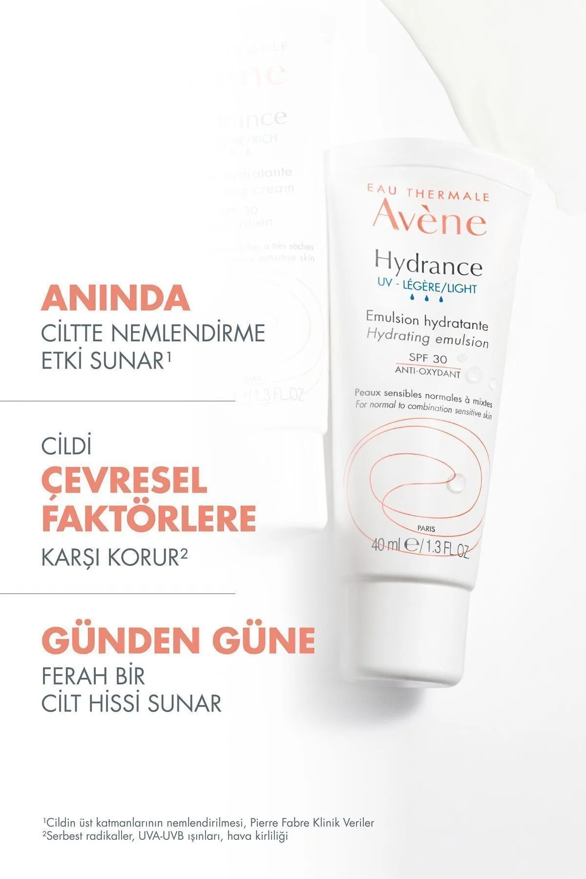 Avene Hydrance Emulsion Hydratane Uv Legere Spf30 40 ml